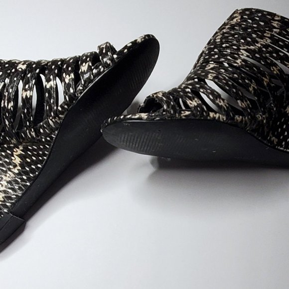 CK Phillipa Cage Wedge Sandals Snakeskin - Picture 5 of 6